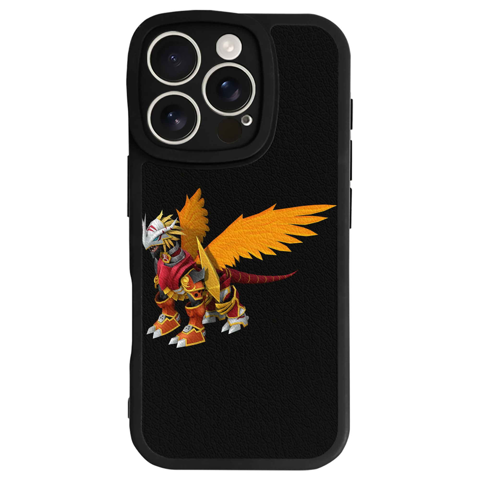 （画像用） Digimon デジタルモンスター/デジモン 【iPhone 16シリーズ対応】シリコンスマホケース（レザー調） 材質：シリコン